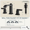 image:imageFORIOUS Vessel Bathroom Sink Faucets 1 Hole Brushed Gold Tall Waterfall Bathroom Faucet Single Handle with Pop Up Drain and Supply Lines for Bowel Sink Deck MountMatte Black