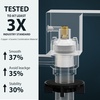 image:imageFORIOUS Vessel Bathroom Sink Faucets 1 Hole Brushed Gold Tall Waterfall Bathroom Faucet Single Handle with Pop Up Drain and Supply Lines for Bowel Sink Deck MountBrushed Gold