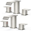 Stainless Steel x2