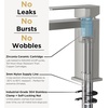 image:imageFORIOUS Bathroom Faucets for 1 or 3 Hole Sink Chrome Single Handle Bathroom Faucet with Popup Drain and Supply Lines Suitable for Vanity RV Lavatory RestroomStainless Steel