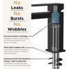 image:imageFORIOUS Bathroom Faucets for 1 or 3 Hole Sink Chrome Single Handle Bathroom Faucet with Popup Drain and Supply Lines Suitable for Vanity RV Lavatory RestroomMatte Black