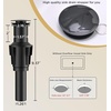 image:imageFORIOUS Bathroom Faucets for 1 or 3 Hole Sink Chrome Single Handle Bathroom Faucet with Popup Drain and Supply Lines Suitable for Vanity RV Lavatory RestroomMatte Black