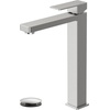 image:imageFORIOUS Bathroom Faucets for 1 or 3 Hole Sink Chrome Single Handle Bathroom Faucet with Popup Drain and Supply Lines Suitable for Vanity RV Lavatory RestroomStainless Steel
