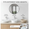 image:imageFORIOUS Bathroom Faucets for 1 or 3 Hole Sink Chrome Single Handle Bathroom Faucet with Popup Drain and Supply Lines Suitable for Vanity RV Lavatory RestroomStainless Steel