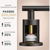 image:imageFORIOUS Brushed Nickel Bathroom Faucet for 3 Hole Widespread Bathroom Sink Faucet with Pop Up Drain and Hoses for Vanity Restroom RV Lavatory 360 Rotatable SpoutOil Rubbed Bronze