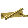 image:imageFORIOUS Toilet Paper Holder Adhesive or Screw Wall Mount Pivoting Tissue Roll Holder Stainless Steel Self Adhesive Toilet Paper Roll Holder no Drilling Matte Black Classic 2 PackBrushed Gold