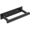 image:imageFORIOUS Toilet Paper Holder Adhesive or Screw Wall Mount Pivoting Tissue Roll Holder Stainless Steel Self Adhesive Toilet Paper Roll Holder no Drilling Matte Black Classic 2 PackMatte Black