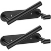 image:imageFORIOUS Toilet Paper Holder Adhesive or Screw Wall Mount Pivoting Tissue Roll Holder Stainless Steel Self Adhesive Toilet Paper Roll Holder no Drilling Matte Black Classic 2 PackMatte Black