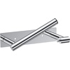 image:imageFORIOUS Toilet Paper Holder Adhesive or Screw Wall Mount Pivoting Tissue Roll Holder Stainless Steel Self Adhesive Toilet Paper Roll Holder no Drilling Matte Black Classic 2 PackChrome