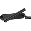 image:imageFORIOUS Toilet Paper Holder Adhesive or Screw Wall Mount Pivoting Tissue Roll Holder Stainless Steel Self Adhesive Toilet Paper Roll Holder no Drilling Matte Black Classic 2 PackMatte Black