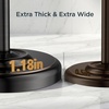 image:imageFORIOUS Toilet Paper Holder Stand SUS304 Stainless Steel Vintage Bathroom Roll Tissue Holder Free Standing with 41LBS Heavy Weighted Base AntiTipping Fits Mega Rolls Brushed NickelOil Rubbed Bronze