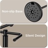 image:imageFORIOUS Toilet Paper Holder Stand SUS304 Stainless Steel Vintage Bathroom Roll Tissue Holder Free Standing with 41LBS Heavy Weighted Base AntiTipping Fits Mega Rolls Brushed NickelMatte Black