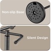 image:imageFORIOUS Toilet Paper Holder Stand SUS304 Stainless Steel Vintage Bathroom Roll Tissue Holder Free Standing with 41LBS Heavy Weighted Base AntiTipping Fits Mega Rolls Brushed NickelOil Rubbed Bronze