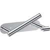 image:imageFORIOUS Toilet Paper Holder Adhesive or Screw Wall Mount Pivoting Tissue Roll Holder Stainless Steel Self Adhesive Toilet Paper Roll Holder no Drilling Matte Black Classic 2 PackChrome