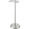 image:imageFORIOUS Toilet Paper Holder Stand SUS304 Stainless Steel Vintage Bathroom Roll Tissue Holder Free Standing with 41LBS Heavy Weighted Base AntiTipping Fits Mega Rolls Brushed NickelBrushed Nickel